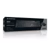 Conceptronic ORAZIO01DE teclado y ratón incluidos hogar RF Wireless QWERTZ alemán negro