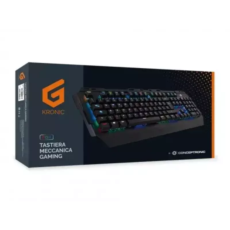 Conceptronic KRONIC teclado gaming mecánico, RGB, distribución italiana