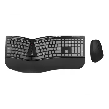Conceptronic ERGO conjunto ergonómico inalámbrico de teclado y ratón, QWERTY EN (US)