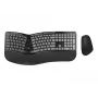Conceptronic ERGO conjunto ergonómico inalámbrico de teclado y ratón, QWERTY EN (US)