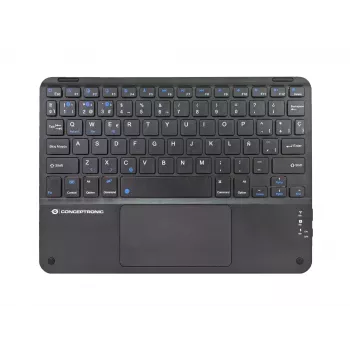Conceptronic TOBIN01BES teclado Bluetooth con touchpad de 10