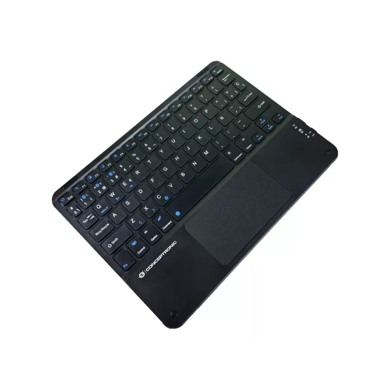 Conceptronic TOBIN01BES teclado Bluetooth con touchpad de 10