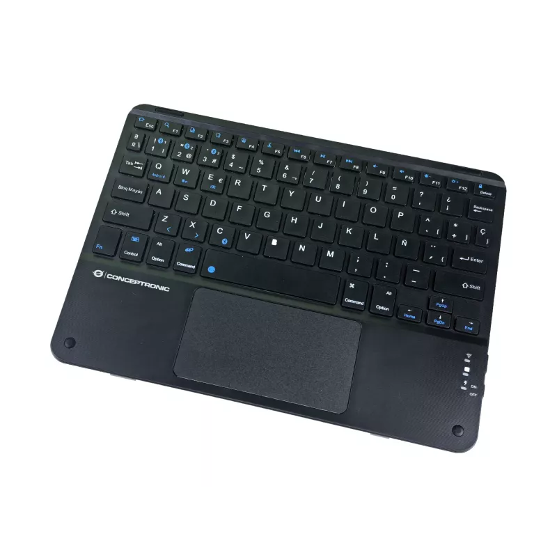 Conceptronic TOBIN01BES teclado Bluetooth con touchpad de 10
