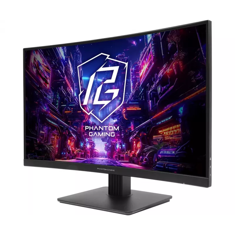 ASROCK monitor gaming - Pg27qrt1b - 27 inch - 2560 X 1440 Qhd - Curved 180hz - negro