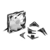 SHARKOON Silent Storm - carcasa de ordenador ventilador PWM de 140 mm, 14 cm, transparente