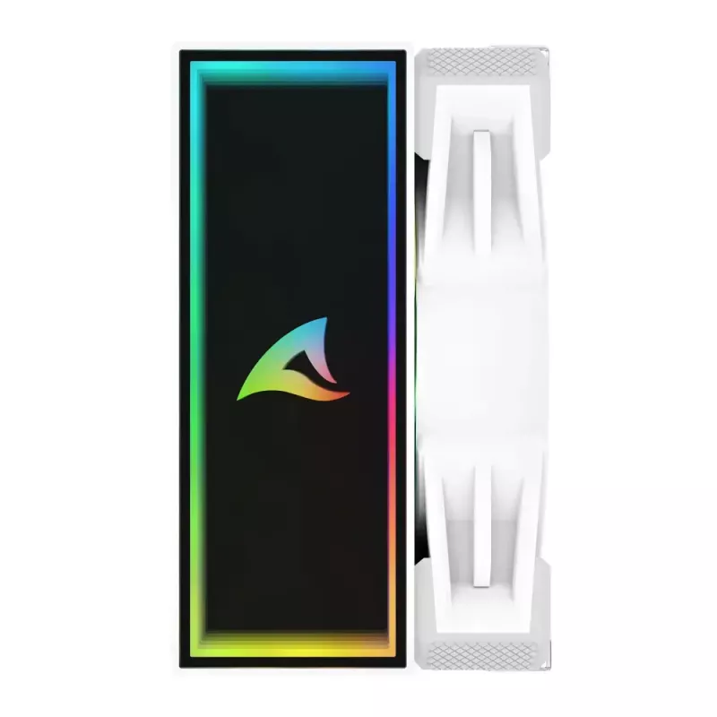 Ventilador de CPU Sharkoon A40 RGB 12 cm Blanco 500-1800 RPM 121,55 m³/h