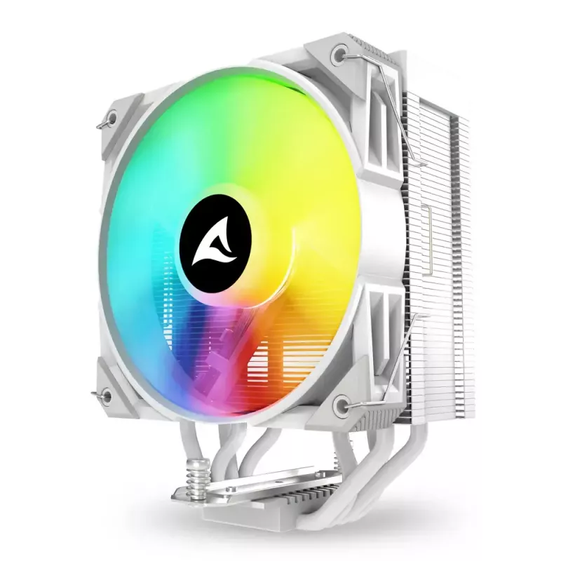 Ventilador de CPU Sharkoon A40 RGB 12 cm Blanco 500-1800 RPM 121,55 m³/h