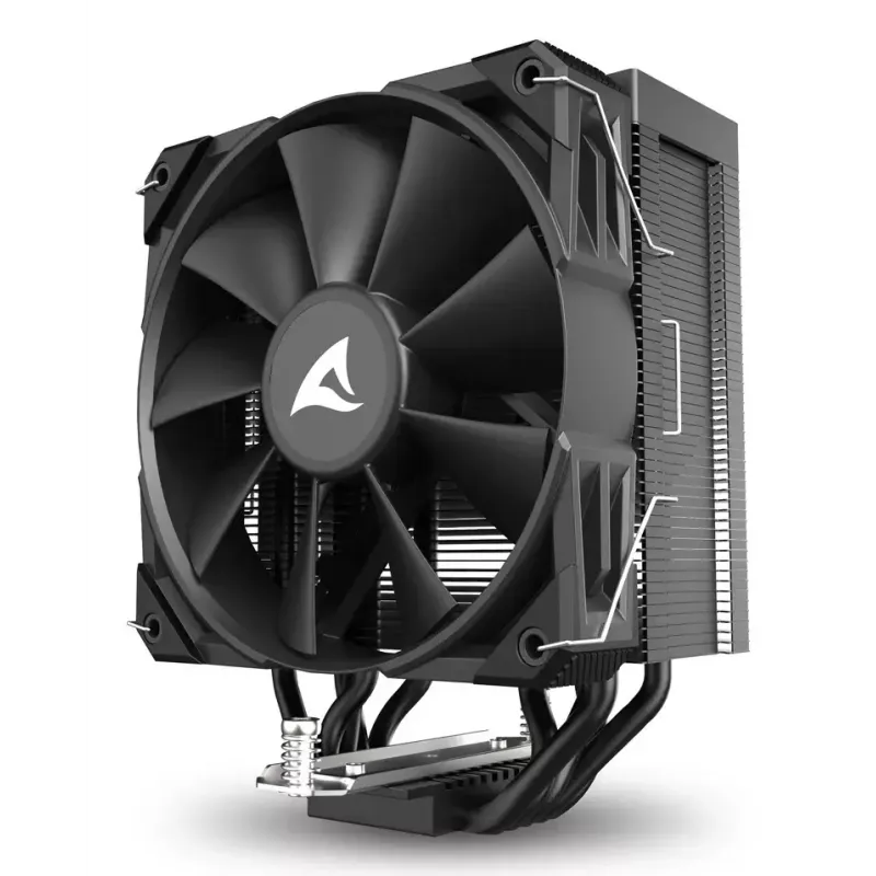 Sharkoon A50 refrigerador por aire, 12 cm, negro, 500–1800 rpm, 121,55 m³/h