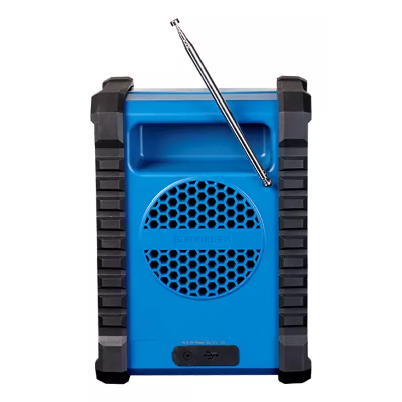 DENVER ELECTRONICS Wrd-60 radio DAB+ para obra con Bluetooth y función de luz de inundación