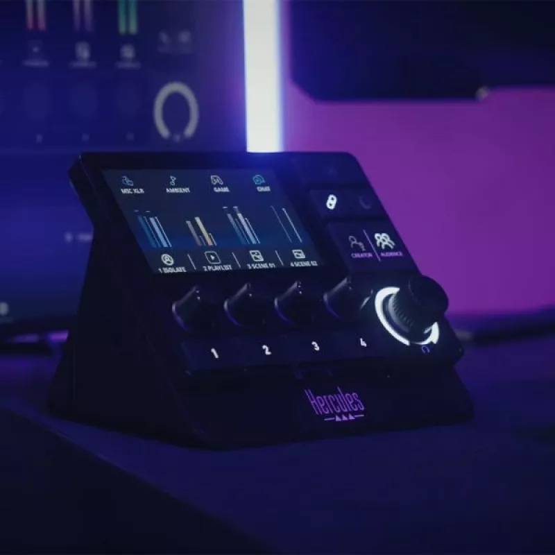 Hercules Stream 200 XLR Negro 9 botones