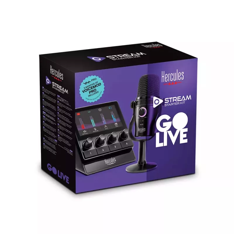 Hercules Stream Starter Kit Kit multimedia