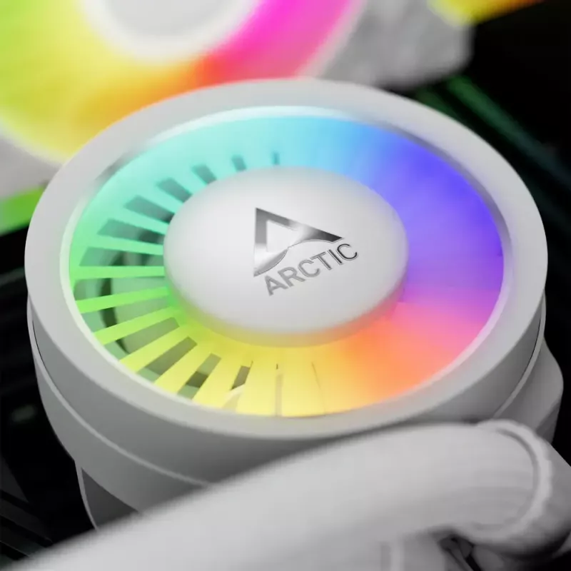 Refrigeración líquida para CPU todo en uno Arctic Liquid Freezer III Pro 420 A-RGB (Blanco) — ventilador de 140 mm, multisocket LGA1700/AM4/AM5