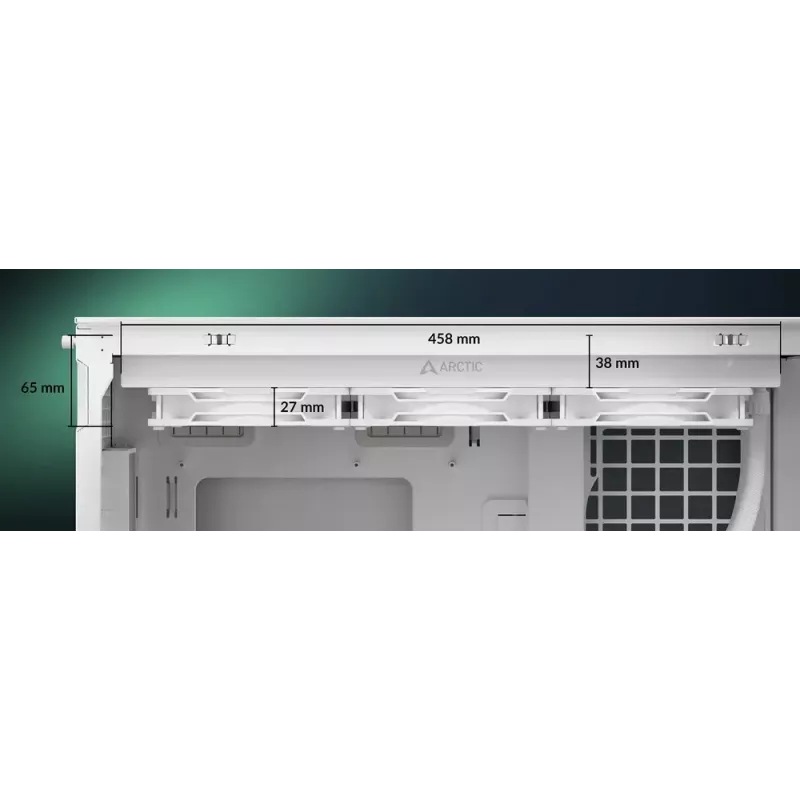 Refrigeración líquida para CPU todo en uno Arctic Liquid Freezer III Pro 420 A-RGB (Blanco) — ventilador de 140 mm, multisocket LGA1700/AM4/AM5