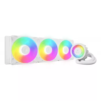 Refrigeración líquida para CPU todo en uno Arctic Liquid Freezer III Pro 420 A-RGB (Blanco) — ventilador de 140 mm, multisocket LGA1700/AM4/AM5
