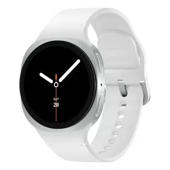 Samsung Galaxy Watch 8 3,3 cm (1,3 inch) AMOLED 40 mm Digital 438 x 438 píxeles Pantalla táctil Plateado Wi-Fi GPS (Satélite)