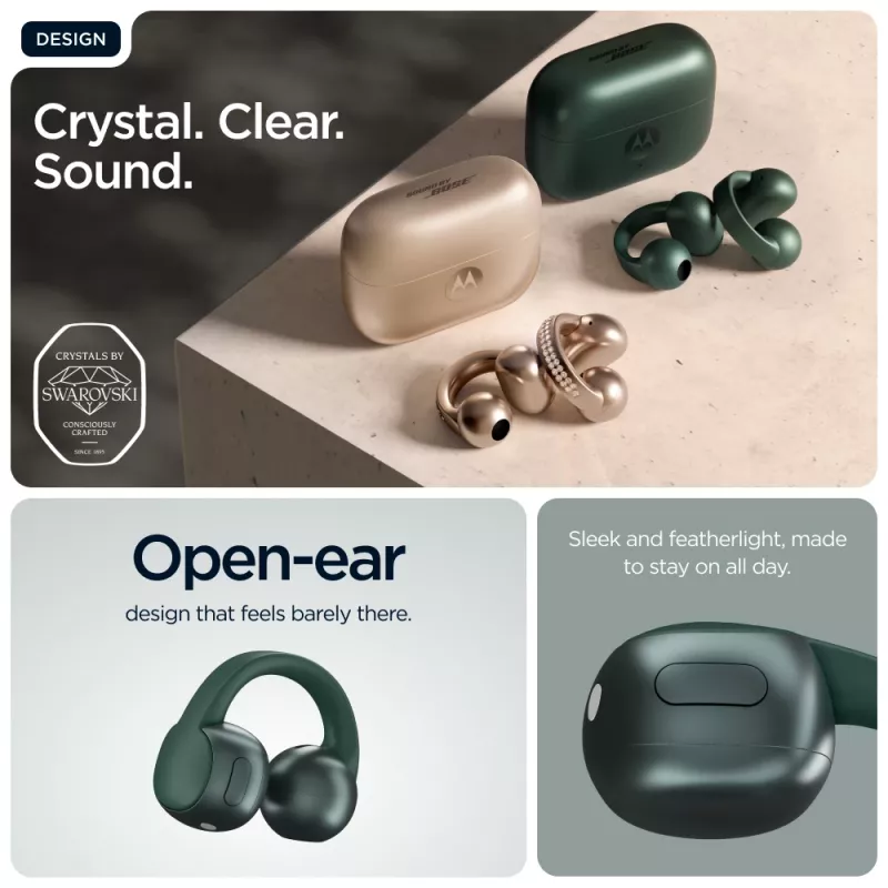 Motorola moto buds loop Auricular inalámbrico Gancho para la oreja Llamadas/Música/Deporte/Uso diario Bluetooth Verde