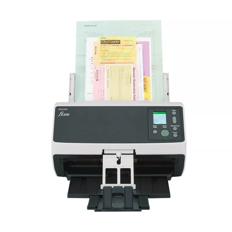 Ricoh fi-8190 Escáner ADF + alimentación de hojas sueltas 600 x 600 DPI A4 Negro, gris