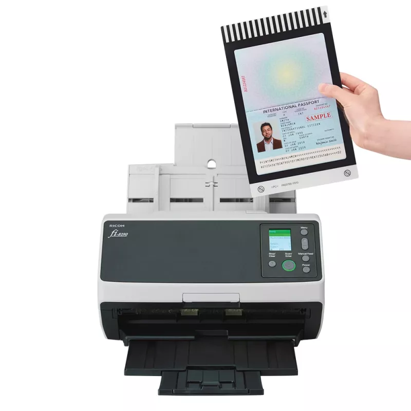 Ricoh fi-8190 Escáner ADF + alimentación de hojas sueltas 600 x 600 DPI A4 Negro, gris