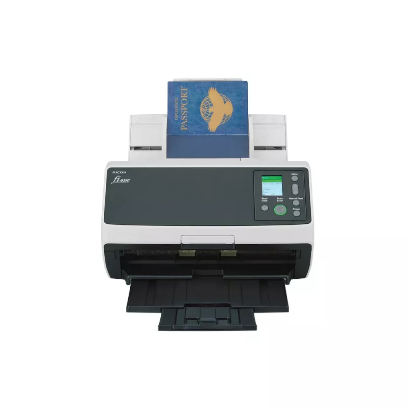 Ricoh fi-8190 Escáner ADF + alimentación de hojas sueltas 600 x 600 DPI A4 Negro, gris