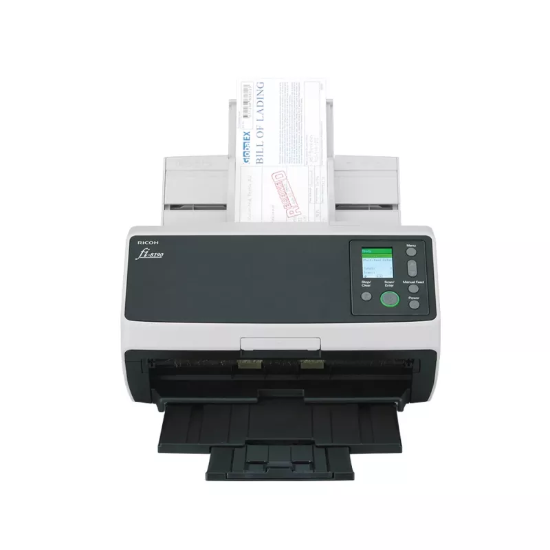 Ricoh fi-8190 Escáner ADF + alimentación de hojas sueltas 600 x 600 DPI A4 Negro, gris