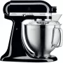 KitchenAid Robot de cocina Artisan 5KSM185PS — bol de acero inoxidable de 4,8 L, 300 W, 10 velocidades, negro