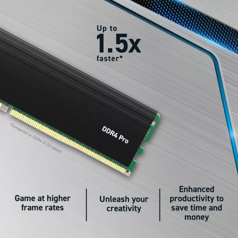 Crucial Pro 32GB DDR4-3200 CL22 UDIMM Memoria RAM para sobremesa (CP32G4DFRA32A)