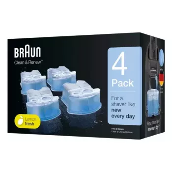 Cartucho de limpieza Braun CCR4 azul 4 uds.