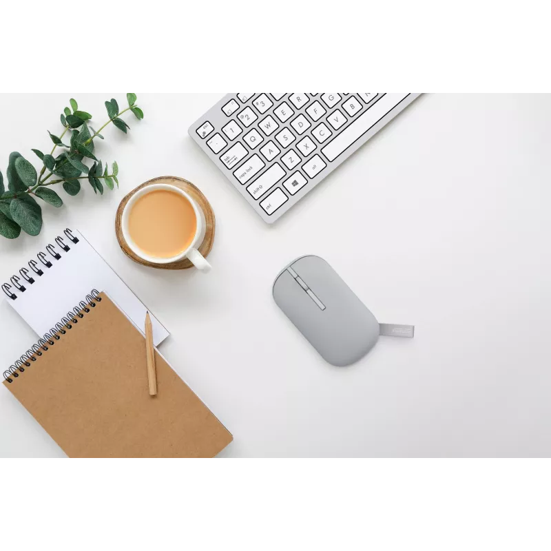 ASUS Marshmallow MD100 ratón oficina ambidiestro RF Wireless + Bluetooth óptico 1600 DPI