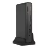 ASUS Triple Display USB-C Dock Duo DC301 con cable negro
