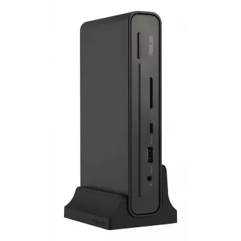 ASUS Triple Display USB-C Dock Duo DC301 con cable negro