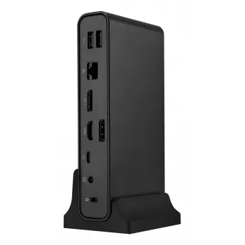 ASUS Triple Display USB-C Dock Duo DC301 con cable negro