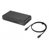 ASUS Triple Display USB-C Dock Duo DC301 con cable negro