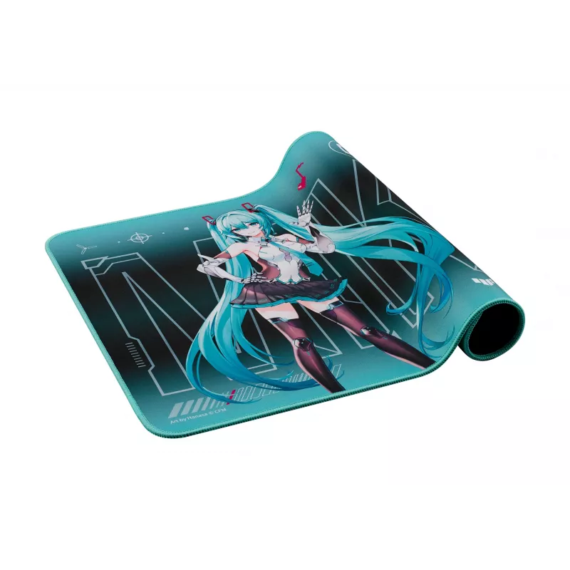 ASUS TUF Gaming P1 Hatsune Miku Edition alfombrilla gaming turquesa