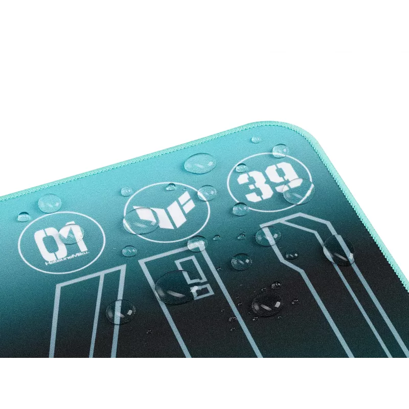 ASUS TUF Gaming P1 Hatsune Miku Edition alfombrilla gaming turquesa