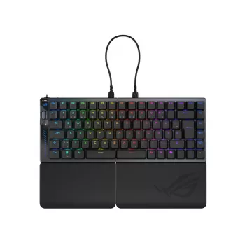 ASUS ROG Falcata teclado gaming USB + RF Wireless + Bluetooth QWERTZ alemán negro