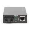 DIGITUS DN-82120-1 convertidor de medios Gigabit, multimodo, de 10/100/1000Base-T a 1000Base-SX, RJ45 / SC, 850 nm, hasta 0,5 km