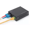 DIGITUS DN-82120-1 convertidor de medios Gigabit, multimodo, de 10/100/1000Base-T a 1000Base-SX, RJ45 / SC, 850 nm, hasta 0,5 km
