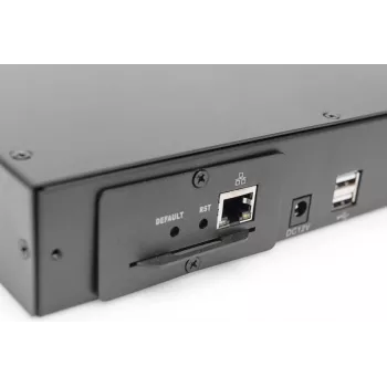 DIGITUS Conmutador KVM modular de 8 puertos para consola KVM modular