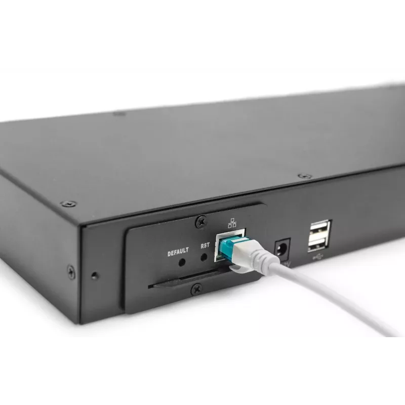 DIGITUS Conmutador KVM modular de 16 puertos para consola KVM modular