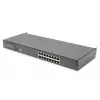 DIGITUS Conmutador KVM modular Cat5 de 16 puertos para consola KVM modular