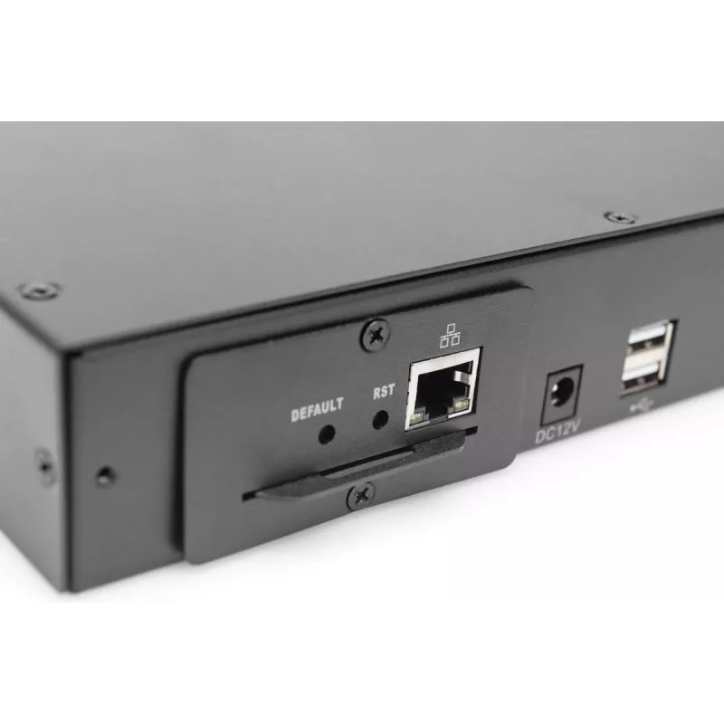 DIGITUS Conmutador KVM modular Cat5 de 16 puertos para consola KVM modular
