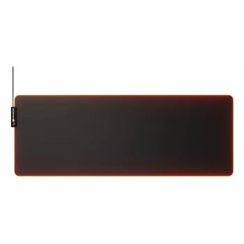 COUGAR Alfombrilla de ratón gaming NEON X, ARGB, 800x300, Negro, Unicolor, Tela, Goma, Varios, Base antideslizante, Alfombrilla de ratón gaming