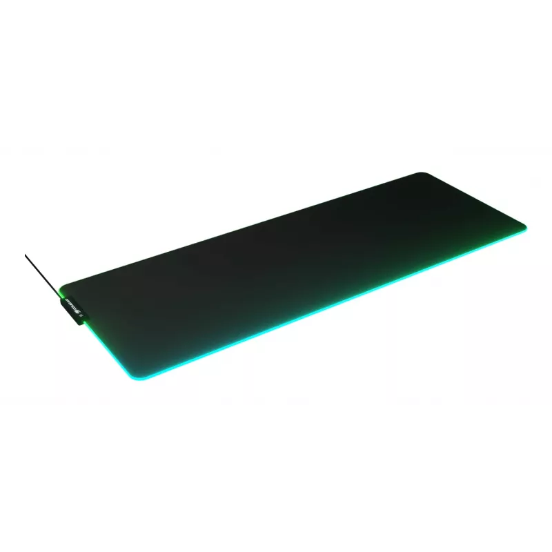 COUGAR Alfombrilla de ratón gaming NEON X, ARGB, 800x300, Negro, Unicolor, Tela, Goma, Varios, Base antideslizante, Alfombrilla de ratón gaming