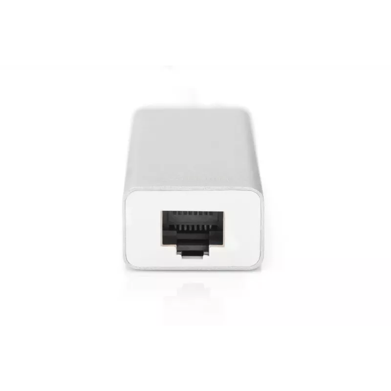 DIGITUS Hub USB 3.0 Type-C de 3 puertos con Gigabit Ethernet 3x USB A/H,1xUSB C/M,1x RJ45 LAN