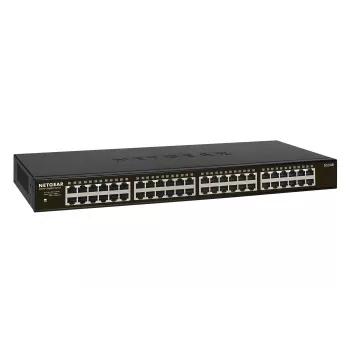 NETGEAR GS348 No gestionado Gigabit Ethernet (10/100/1000) 1U Negro