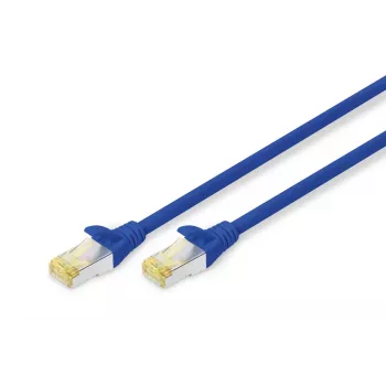 DIGITUS Cable de red - CAT6a - S/FTP - Snagless - Cu - 50cm - azul