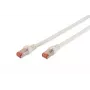 DIGITUS Cable de red - CAT6 - S/FTP - protección de lengüeta - Cu - 2m - Blanco