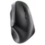 CHERRY MW 4500 ratón inalámbrico de 45 grados, negro, USB, diestros, diseño vertical, óptico, RF Wireless, 1200 DPI, negro
