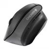 CHERRY MW 4500 ratón inalámbrico de 45 grados, negro, USB, diestros, diseño vertical, óptico, RF Wireless, 1200 DPI, negro