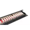 DIGITUS Panel de conexiones CAT6a apantallado 24 puertos 0,5HE (dn91624sslea)